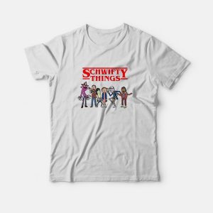 Schwifty Things Stranger Things Rick And Morty Parody T-shirt Schwifty Things Stranger Things Rick And Morty Parody T-shirt