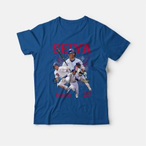Seiya Suzuki Chicago Cubs T-Shirt 2 Seiya Suzuki Chicago Cubs T Shirt 3