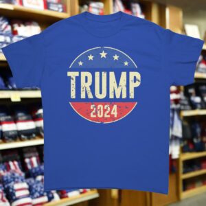 Trump 24 Shirt Round Logo Trump 24 Shirt Round Logo