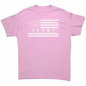 Trump Flag T Shirt White Flag Dark Shirt 6