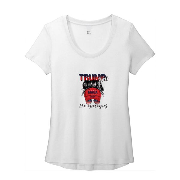 Trump Girl T-Shirt  Women’s Flex Scoop Neck Tee