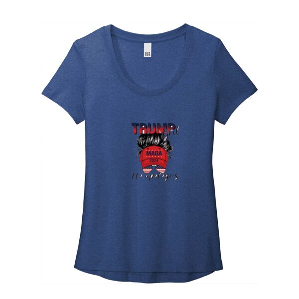 Trump Girl T-Shirt  Women’s Flex Scoop Neck Tee