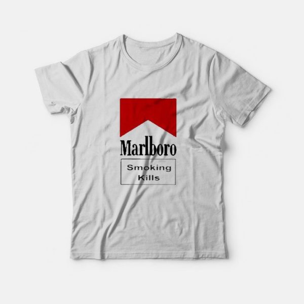 Marlboro Smoking Kills Marlboro Parody T-Shirt