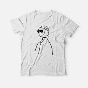 Mathilda Leon Sunglasses Girl Drawing Lines T-Shirt 2 Mathilda Leon Sunglasses Girl Drawing Lines T Shirt 3