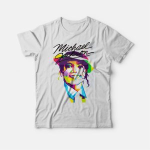 Michael Jackson Low Poly Art T-shirt Michael Jackson Low Poly Art T-shirt