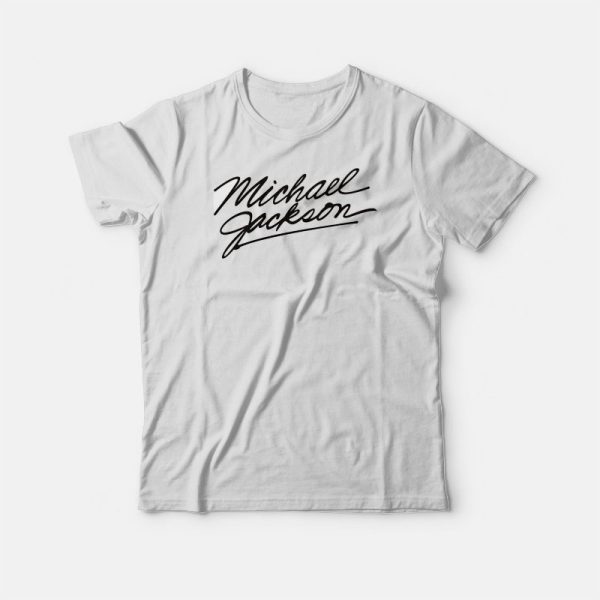 Michael Jackson Signature Logo T-shirt