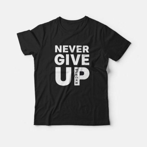 Mo Salah Never Give Up Black B T-shirt