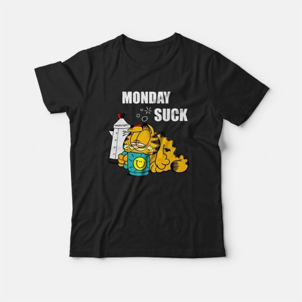 Mondays Suck Garfield T-shirt