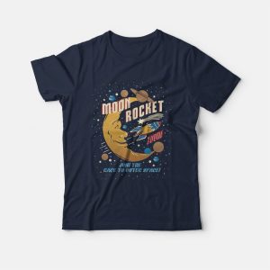 Moon Rocket T-shirt Vintage Moon Rocket T-shirt Vintage