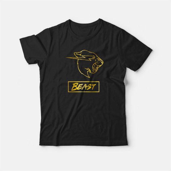 Mr Beast Gold T-shirt