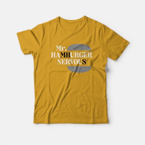 Mr Hamburger Nervous T-Shirt