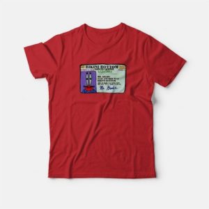 Mr Krabs Bikini Bottom Driver License T-Shirt 3 Mr Krabs Bikini Bottom Driver License T Shirt 4