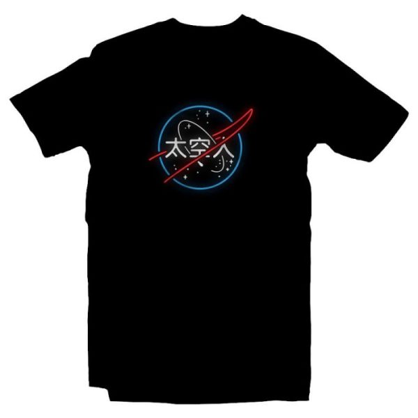 Neon Nasa Japan Logo T-Shirt