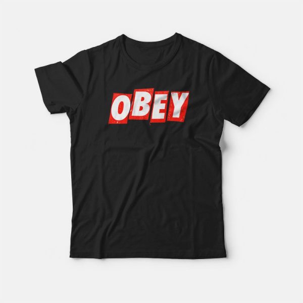 Obey Box Logo Slice T-shirt