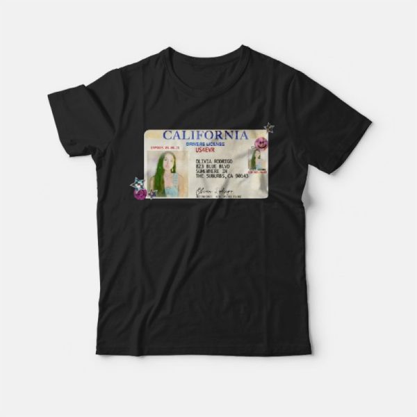 Olivia Drivers License T-shirt