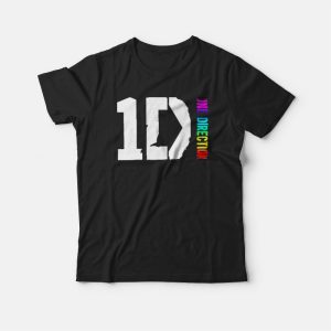 One Direction Logo World Rainbow T shirt 3