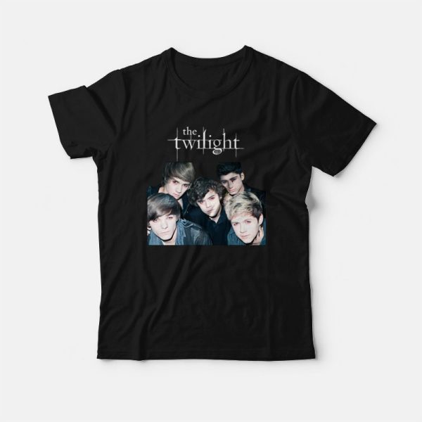 One Direction as Twilight T-Shirt