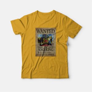 One Piece Sogeking Wanted Poster T-Shirt 2 One Piece Sogeking Wanted Poster T Shirt 3