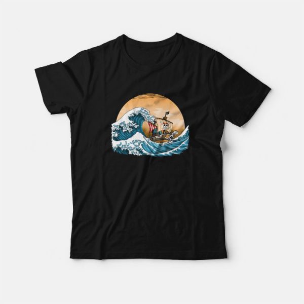 One Piece The Great Wave off Kanagawa T-Shirt