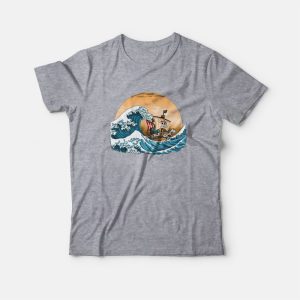 One Piece The Great Wave off Kanagawa T-Shirt 2 One Piece The Great Wave off Kanagawa T Shirt 3