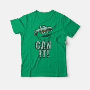 Oscar The Grouch Sesame Street Can It T Shirt 1