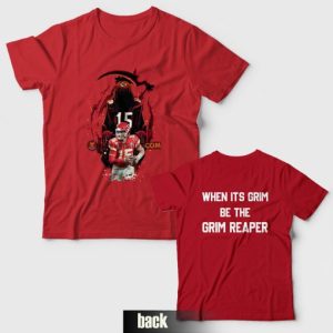 Patrick Mahomes The Grim Reaper T-Shirt Front and Back 2 Patrick Mahomes The Grim Reaper T Shirt Front and Back 3