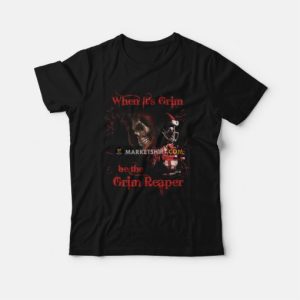 Patrick Mahomes When It's Grim Be The Grim Reaper Kansas City Chiefs T-Shirt 3 Patrick Mahomes When Its Grim Be The Grim Reaper Kansas City Chiefs T Shirt 4