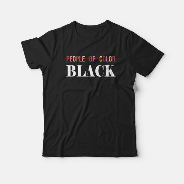 People Of Color Black T-Shirt