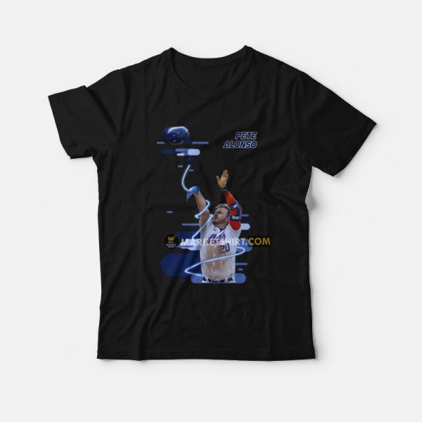 Pete Alonso Jumpshot Walk-Off Homer Celebration T-Shirt