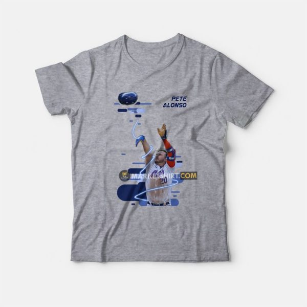 Pete Alonso Jumpshot Walk-Off Homer Celebration T-Shirt