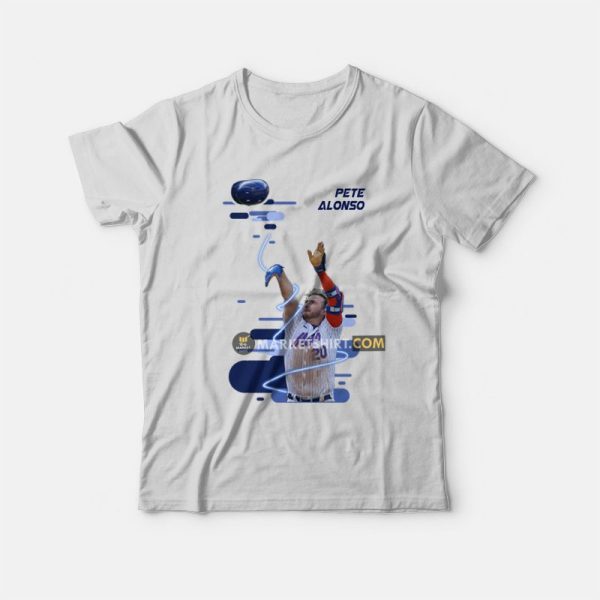 Pete Alonso Jumpshot Walk-Off Homer Celebration T-Shirt