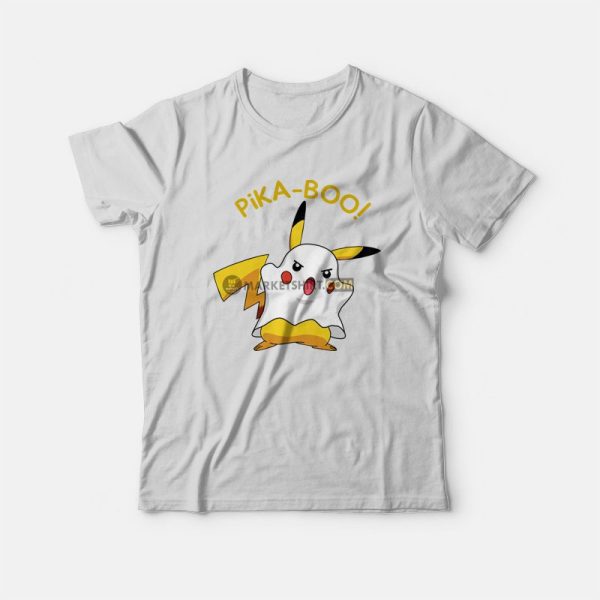 Pikachu Pika Boo Pokemon T-Shirt