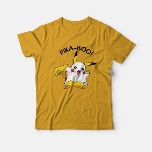 Pikachu Pika Boo Pokemon T-Shirt