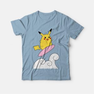 Pikachu Surf Pokemon T-Shirt Pikachu Surf Pokemon T-Shirt