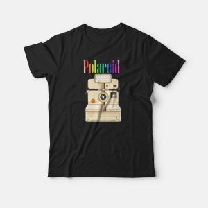 Polaroid Camera Rainbow Vintage T-shirt