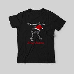 Prosecco Ho Ho Christmas Party Hat T-Shirt Prosecco Ho Ho Christmas Party Hat T-Shirt