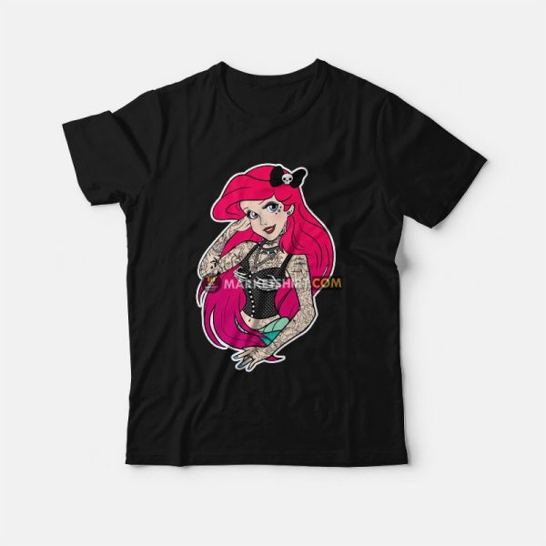 Punk Ariel The Little Mermaid T-Shirt