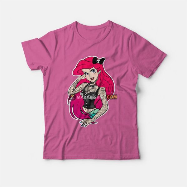 Punk Ariel The Little Mermaid T-Shirt