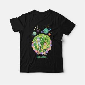 Rick and Morty Portal Planets T-shirt 1 Rick and Morty Portal Planets T shirt 2