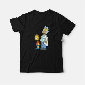 Rick and Morty Simpsons Style T-Shirt Rick and Morty Simpsons Style T-Shirt