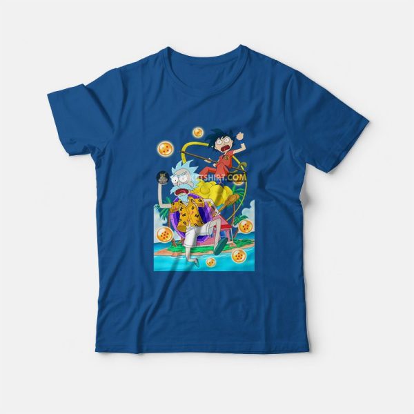 Rick and Morty x Dragon Ball Z Parody T-Shirt