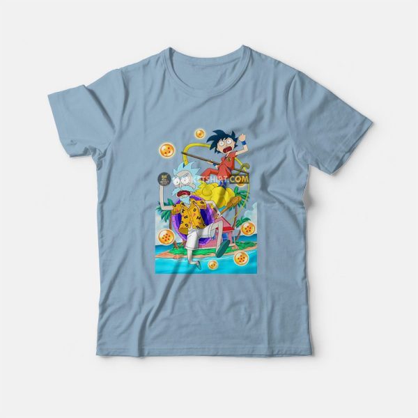 Rick and Morty x Dragon Ball Z Parody T-Shirt