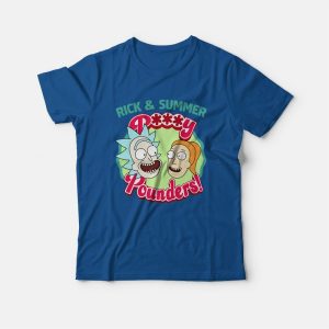 Rick and Summer Pussy Pounders Rick and Morty T shirt 3