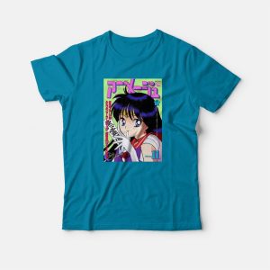Sailor Mars Magazine Anime T-shirt Sailor Mars Magazine Anime T-shirt
