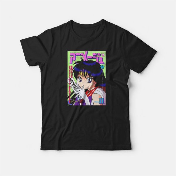 Sailor Mars Magazine Anime T-shirt