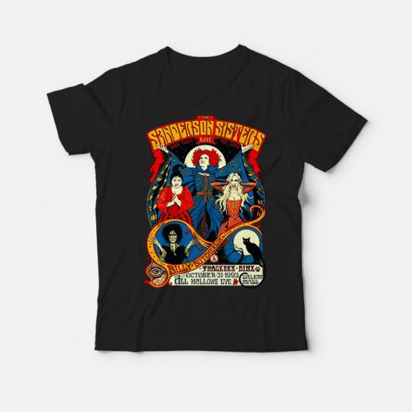 Sanderson Sisters Vintage Tour Hocus Pocus Shirt