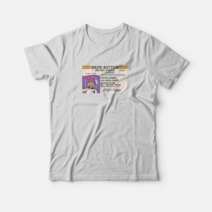 Sandy Cheeks Bikini Bottom Driver License T-Shirt