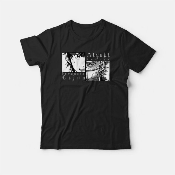 Sawamura Eijun and Miyuki Kazuya T-shirt