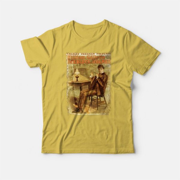 Sherlock Holmes William Gillette T-shirt