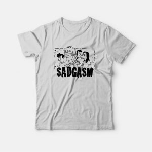 Simpsons Sadgasm Bart Family T-Shirt 2 Simpsons Sadgasm Bart Family T Shirt 3